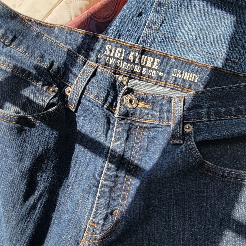 Signature by Levi Strauss Men's Blue Jeans